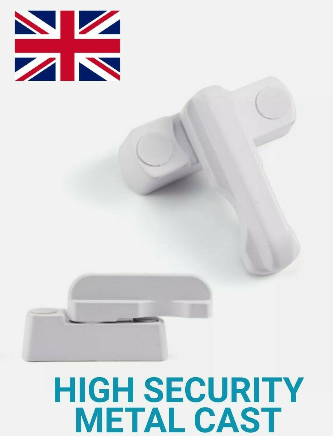 Metal Window Security Lock Door Locks Sash Jammer High Security Restrictor